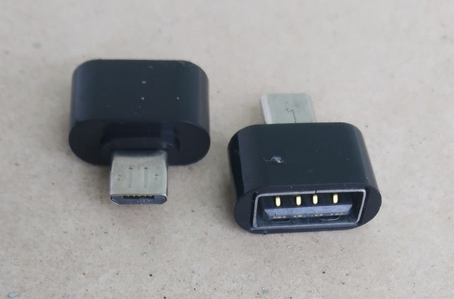 adaptador OTG USB micro B e Tipo C
