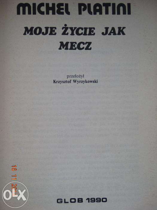 M.Platini-Krzysztof Wyrzykowski 1990r(piłka nożna)