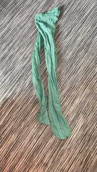 Rajstopki dla dziewczynki 122-134 cm zielone kostium bal przebranie