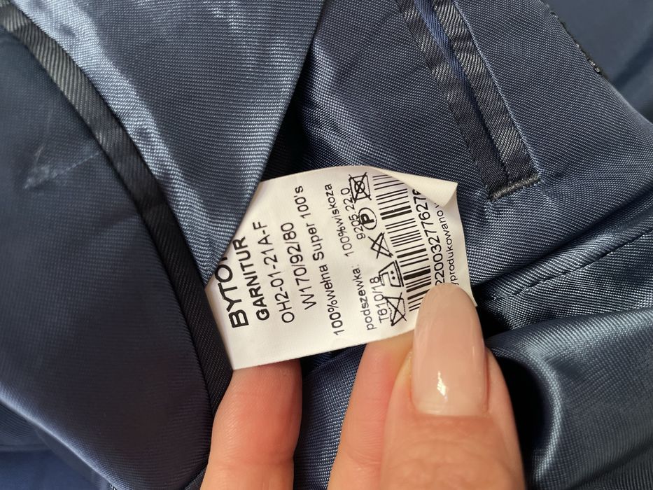 Bytom garnitur granat bierzmowanie  egzaminy bal