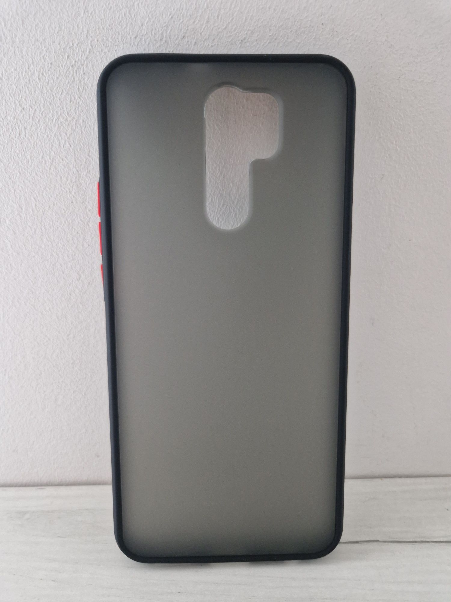 Vennus Color Button Bumper do Xiaomi Redmi 9 Czarny
