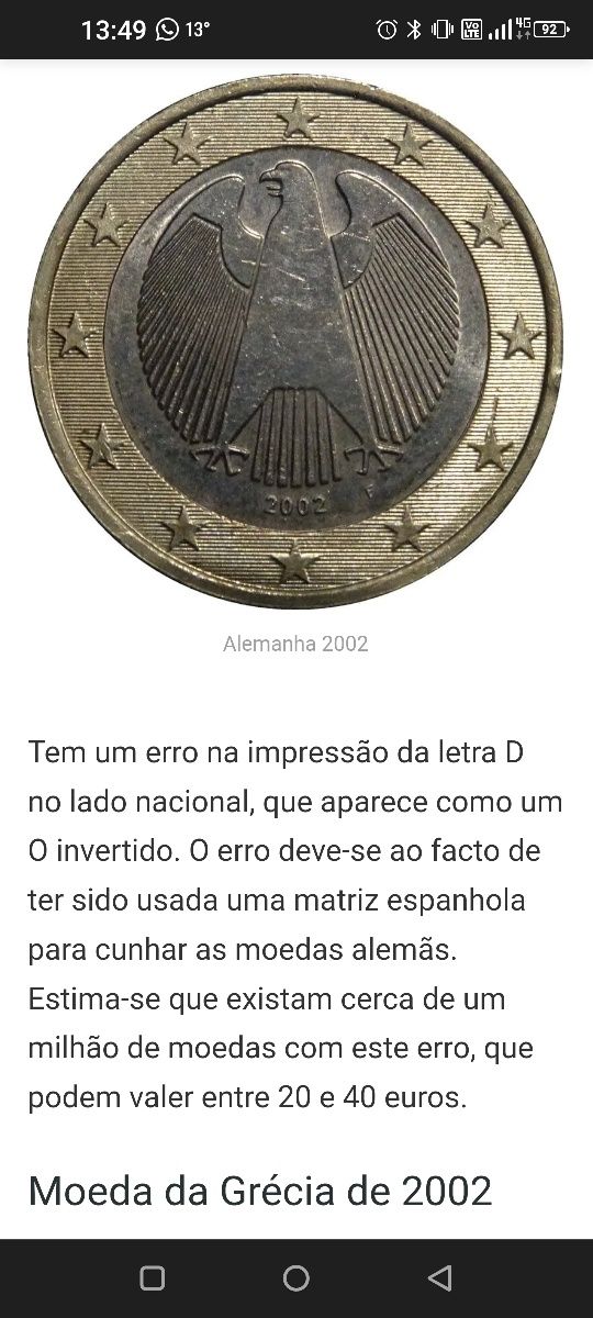 Vendo moedas raras para coleção