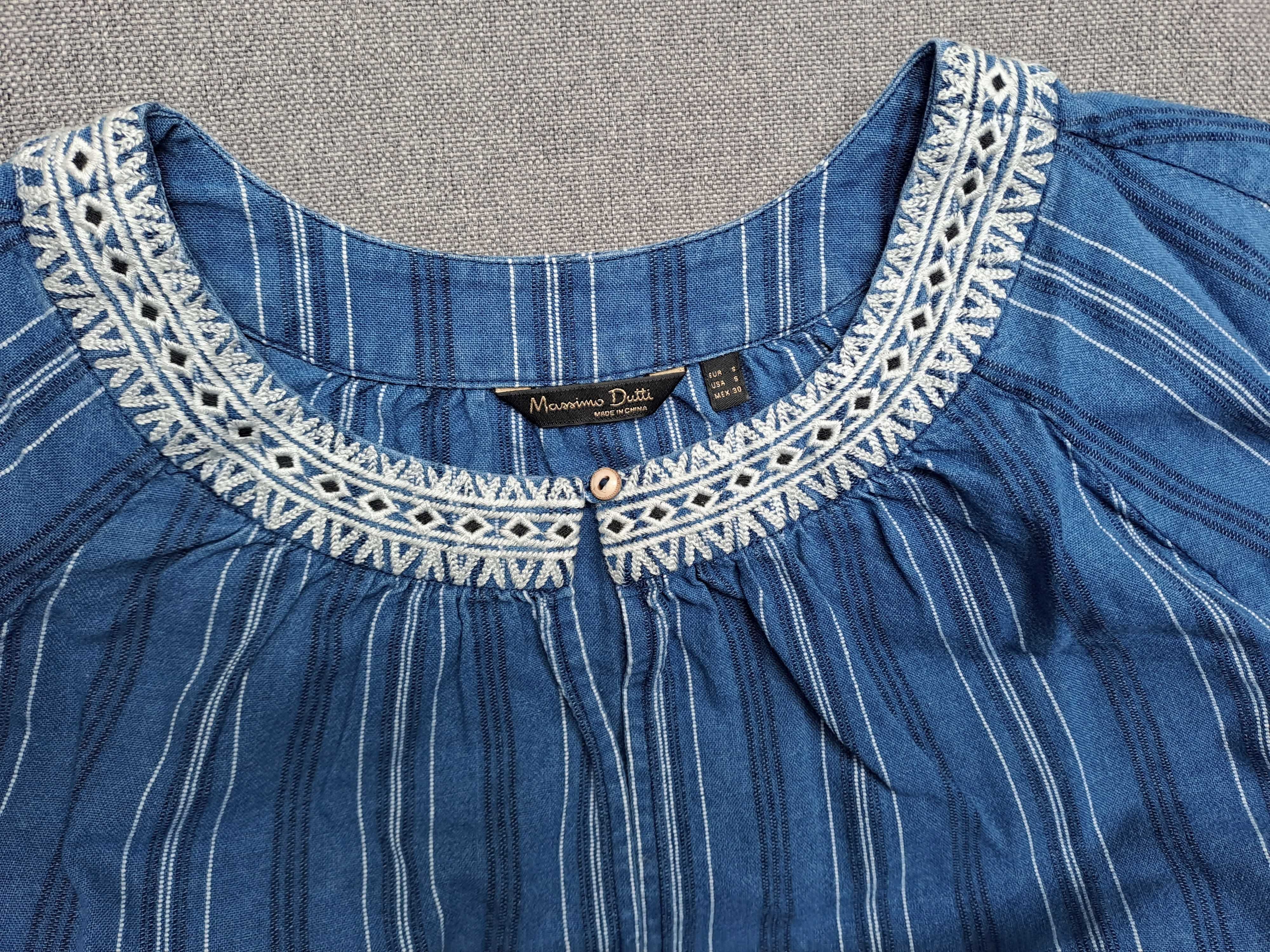 Bluzka koszula Massimo Dutti w rozmiarze S 38 rękaw 3/4