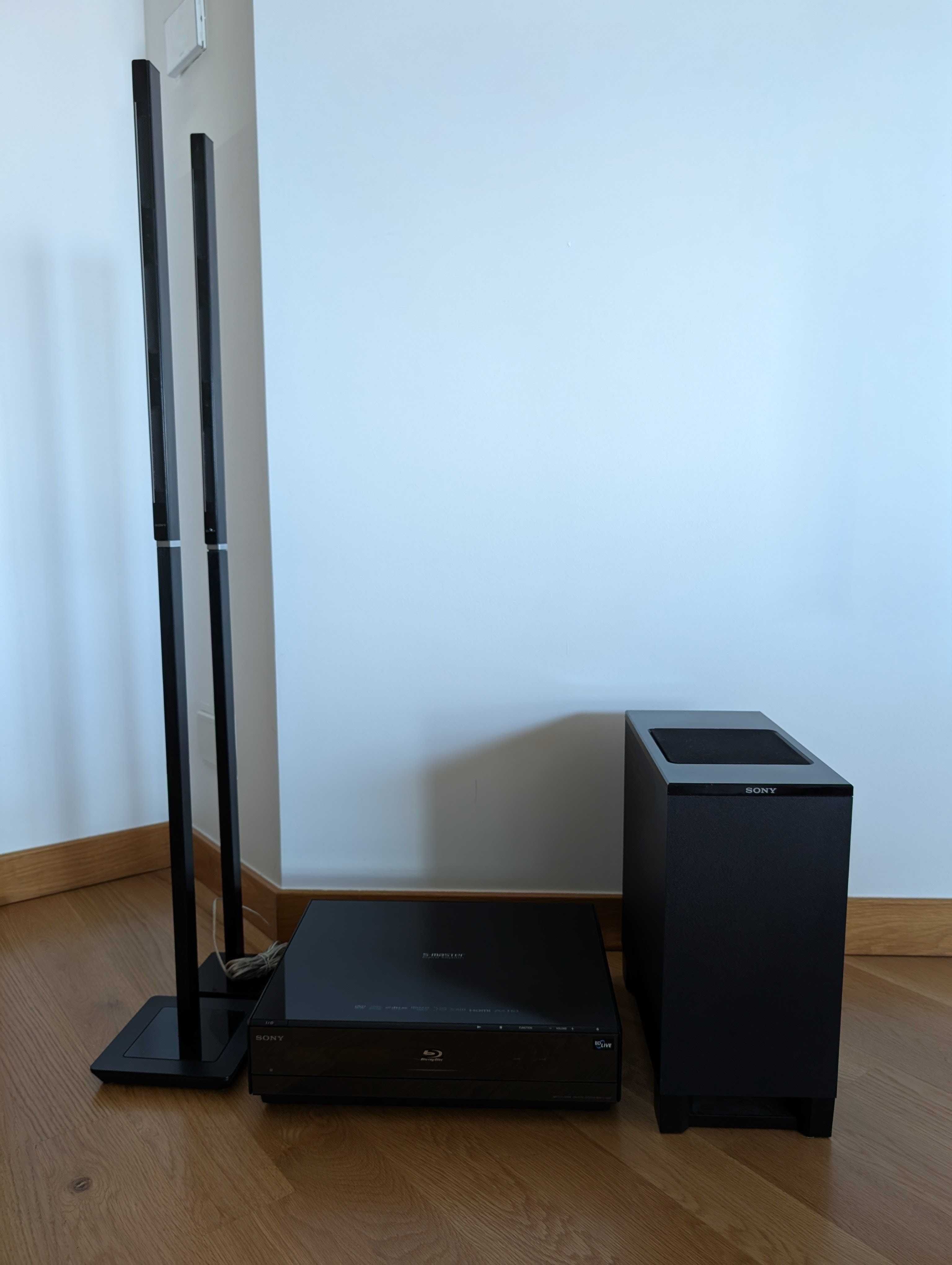 Leitor Bluray Sony BDV-IT 1000 + Subwoofer + 2 Colunas