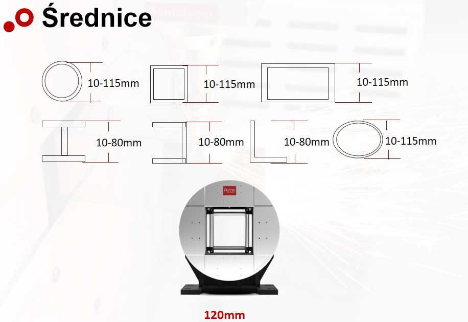 Laser LT6012DB  3kw  do rur i profili