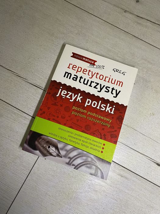 Repetytorium maturzysty język polski greg poziom podstawowy i rozsz