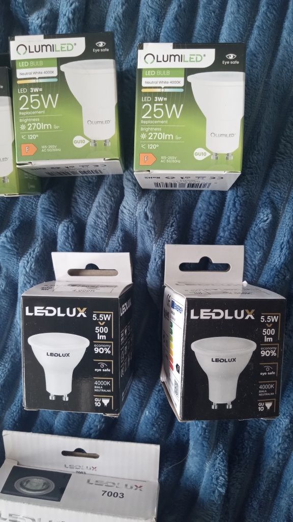 Żarówki led różne typy Ledlux