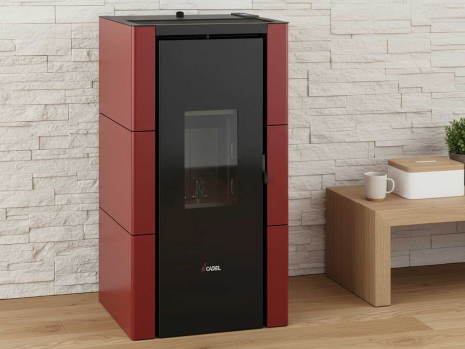Piec na pellet piecyk kominek powietrzny Cadel Cristal 7kw Powietrzny