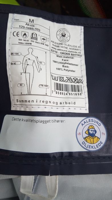 Spodnie sztormowe Oljekiede norweskie M