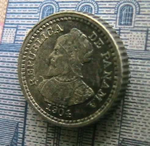 Панама 2½ сентесимо 1904 Серебро Очень Редко