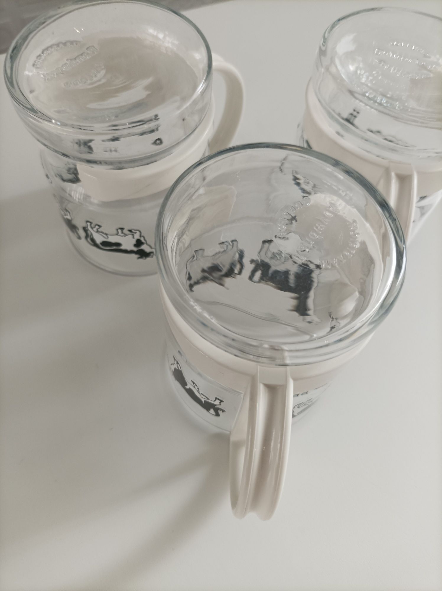 Szklanki krówka urocze sielskie szklanki holenderskie Randwyck
