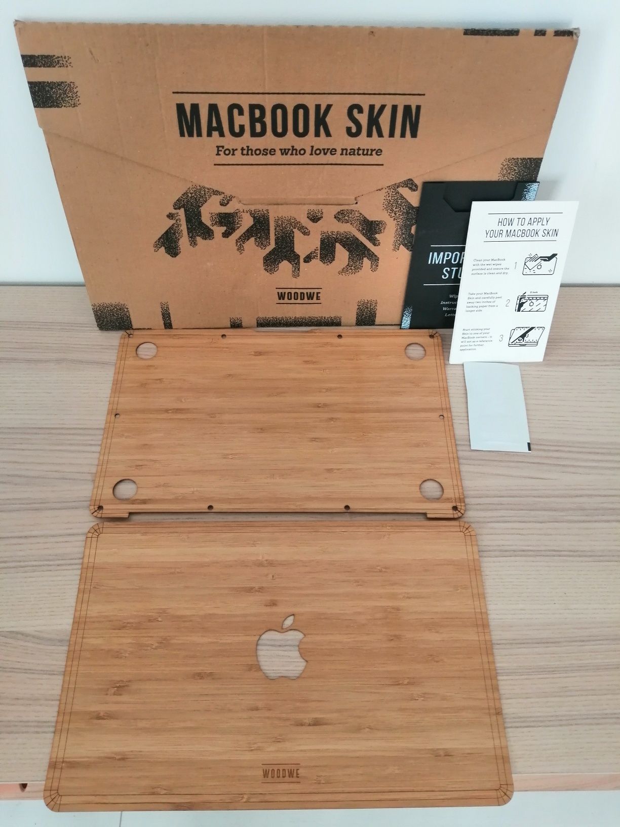 Macbook Skin Air 11" bambus