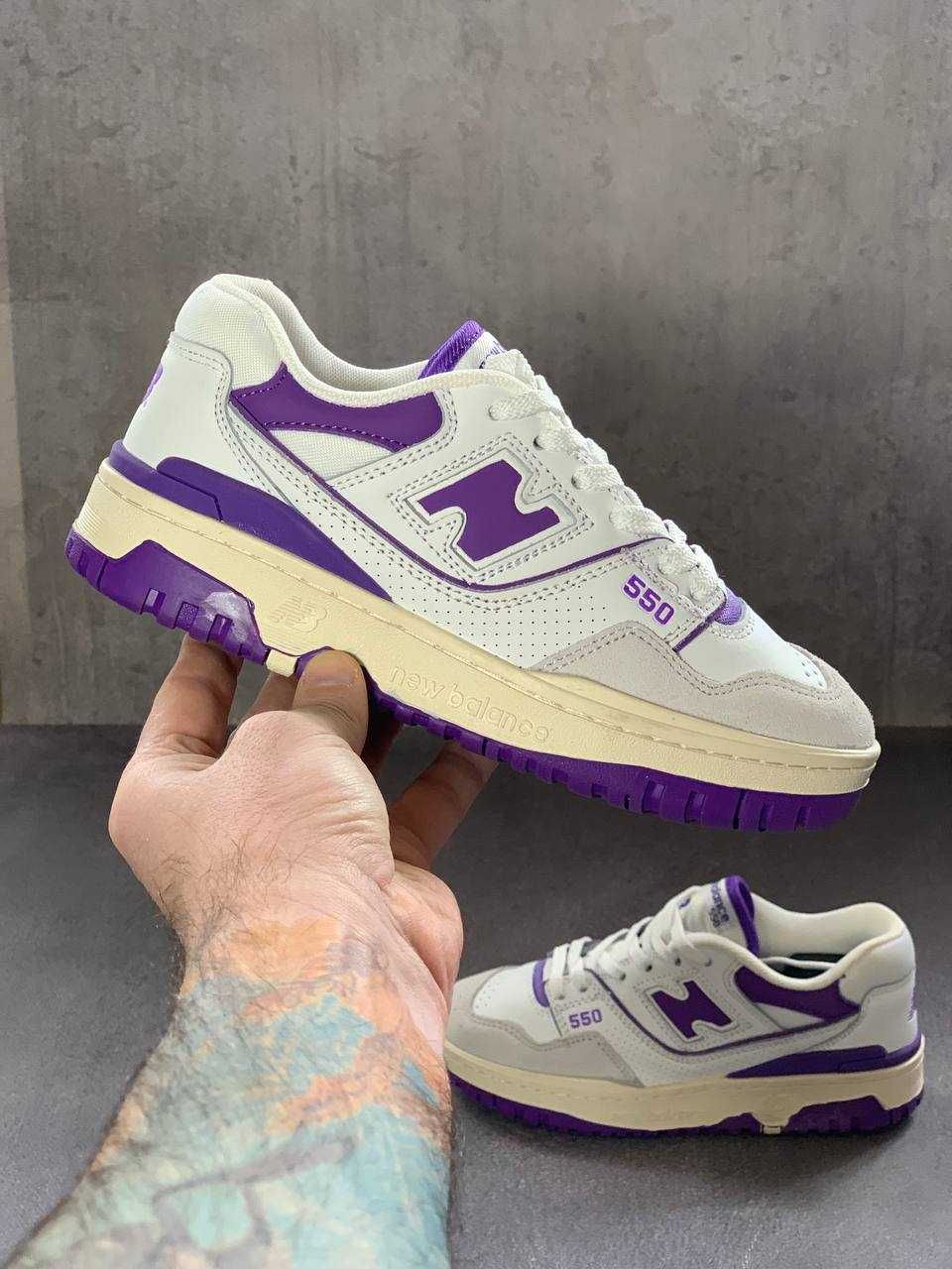 Кросівки New Balance 550 White/Purple