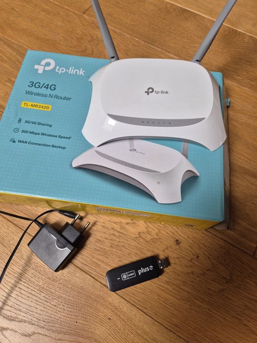 Wi-Fi w domu zestaw tp-link modem Huawei 4g