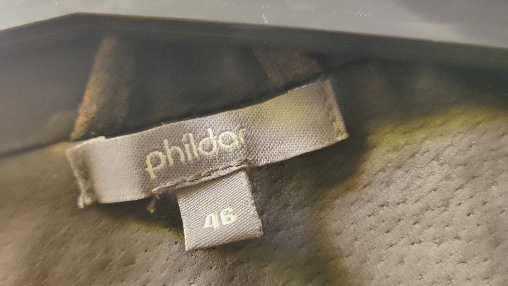 Чисто Кожаная Куртка PHILDAR Стильная М-ка Хорошее Состояние