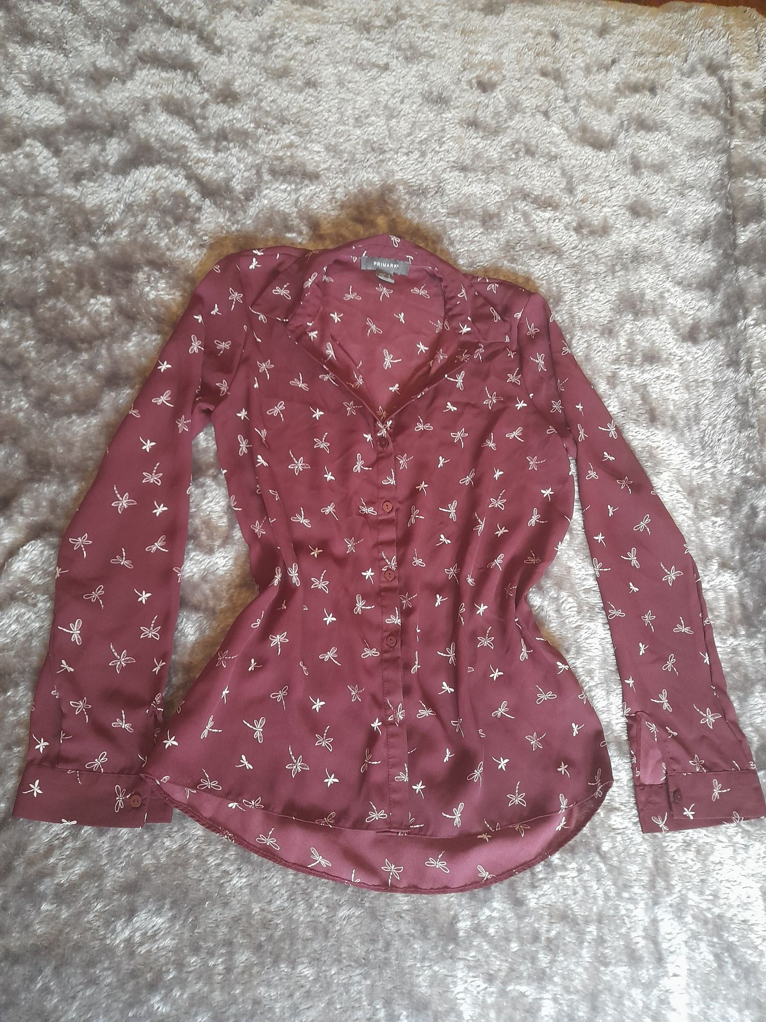Camisa libelinhas rosa 36 Primark