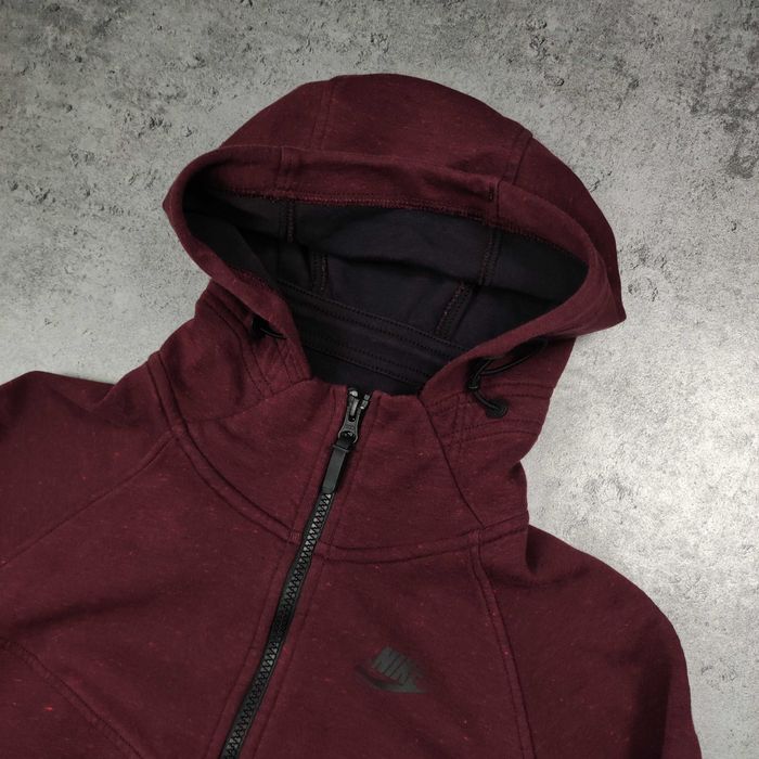 DAMSKA Bluza z Kapturem Rozpinana Hoodie Drill Nike Tech Fleece Logo