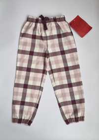 Spodnie w kratę od piżamy dla dziewczynki nowe rozmiar 116 sample