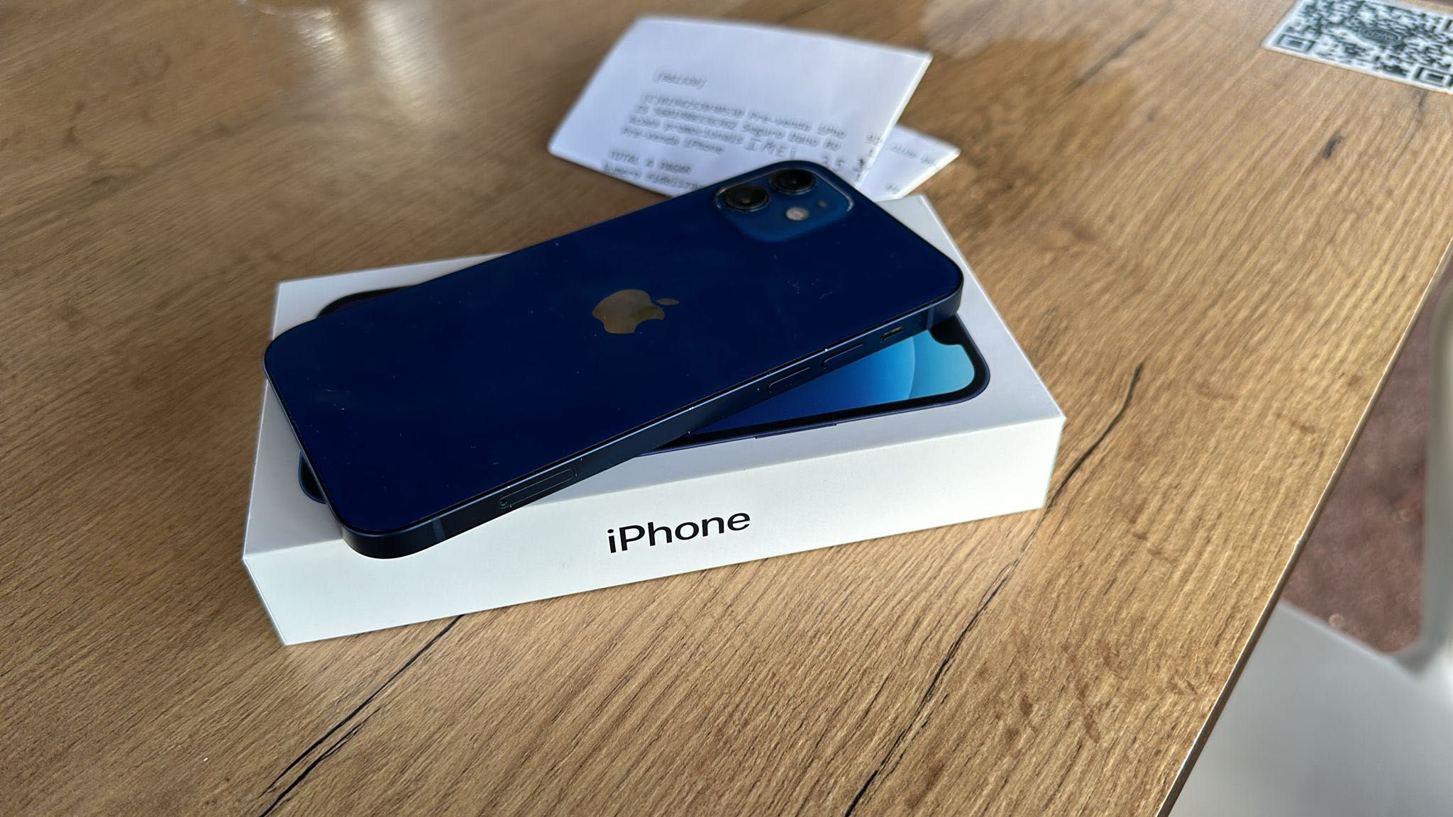 Vendo iPhone 12 64Gb Livre Azul Fatura de Compra