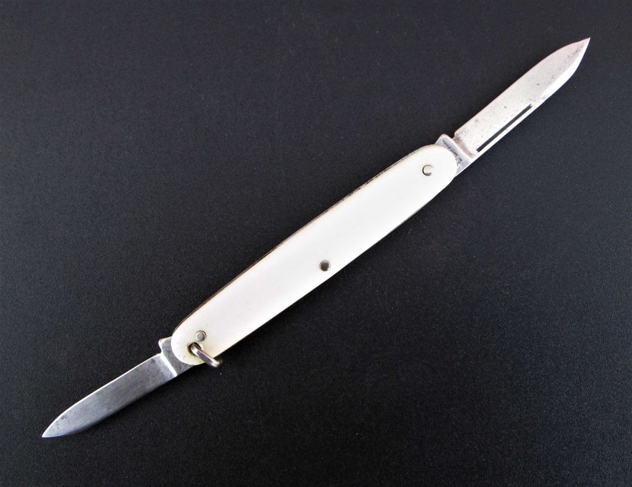 Antigo Canivete HAMMER de Duas Laminas Fabricado nos EUA