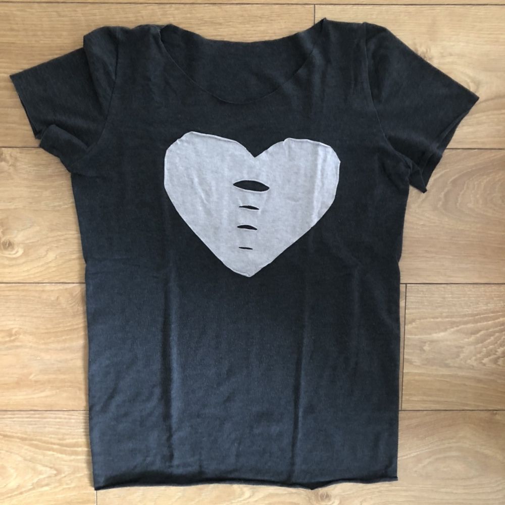 T-shirt ciążowy Heart MoroMu rozm uniwersalny