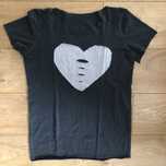 T-shirt ciążowy Heart MoroMu rozm uniwersalny
