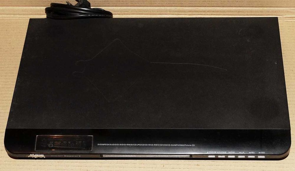 Odtwarzacz DVD Manta DVD-007 Emperor 2 czarna, USZKODZONY, NA CZĘŚCI