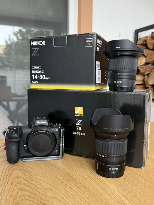 Nikon Z7 II kit +24-70 f4 + 14-30 f4 +L-bracket