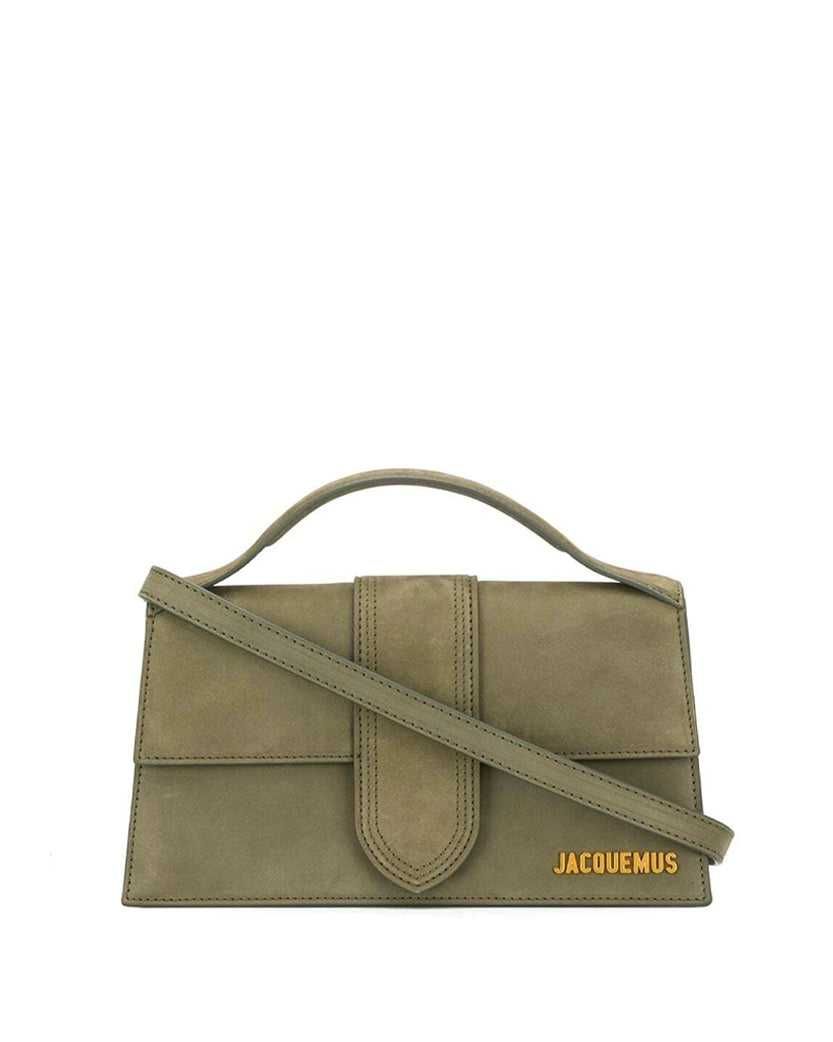 Сумка Jacquemus Le Bambino Grand Suede Olive