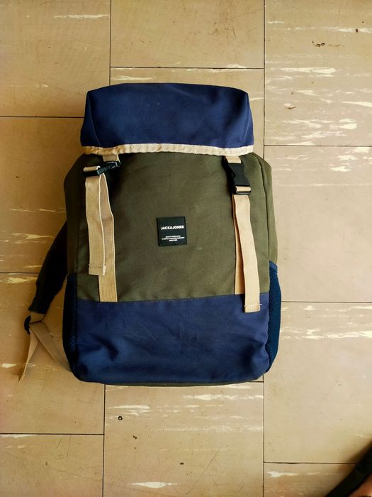 Plecak Jack & Jones szkolny na laptopa jak nowy