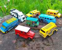 Моделі бусів від Matell Hot Wheels, Maisto, Matchbox, Majorette.