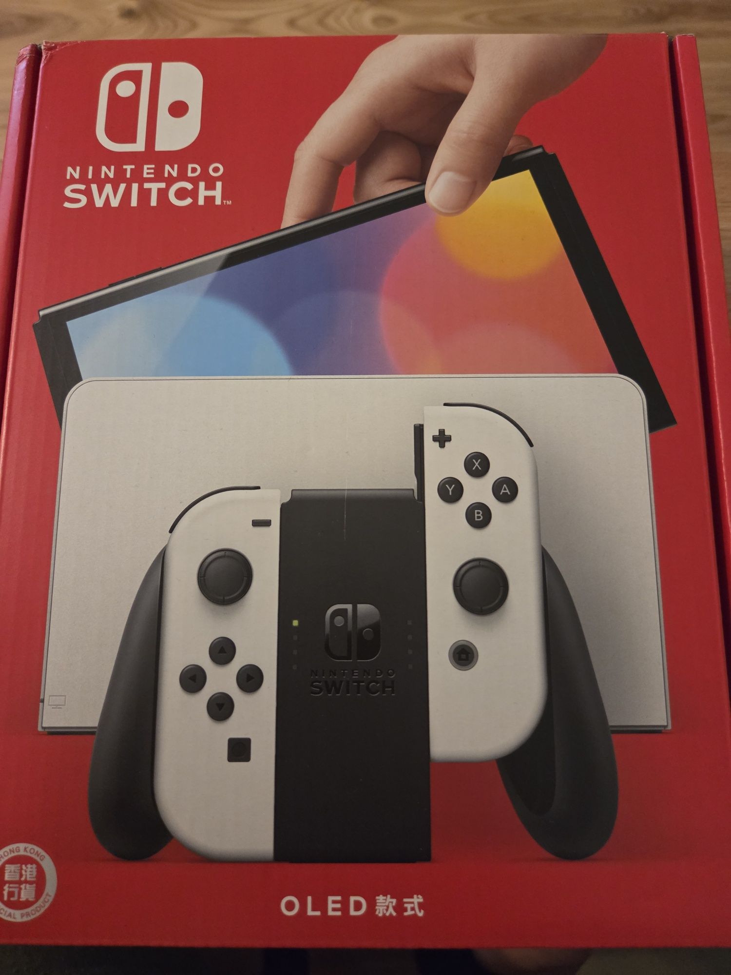 Nintendo Switch Oled + etui + szkło