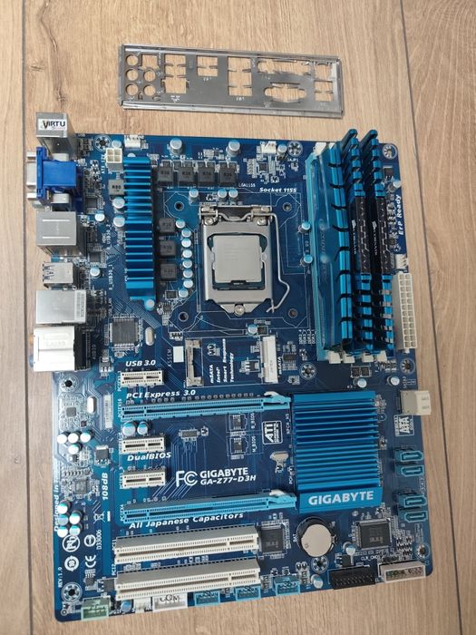 Zestaw ga-z77-d3h, i7-3770, ram 16gb ddr3