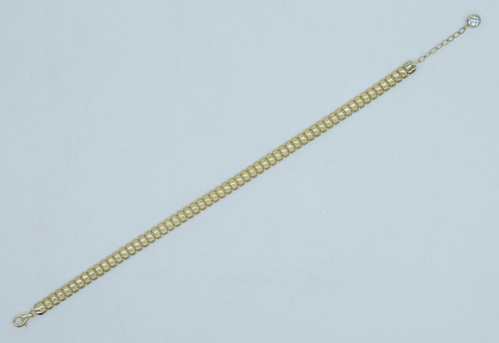 Złota bransoletka damska 585 5,81 gram regulacja 18,5-20,5cm Nowa