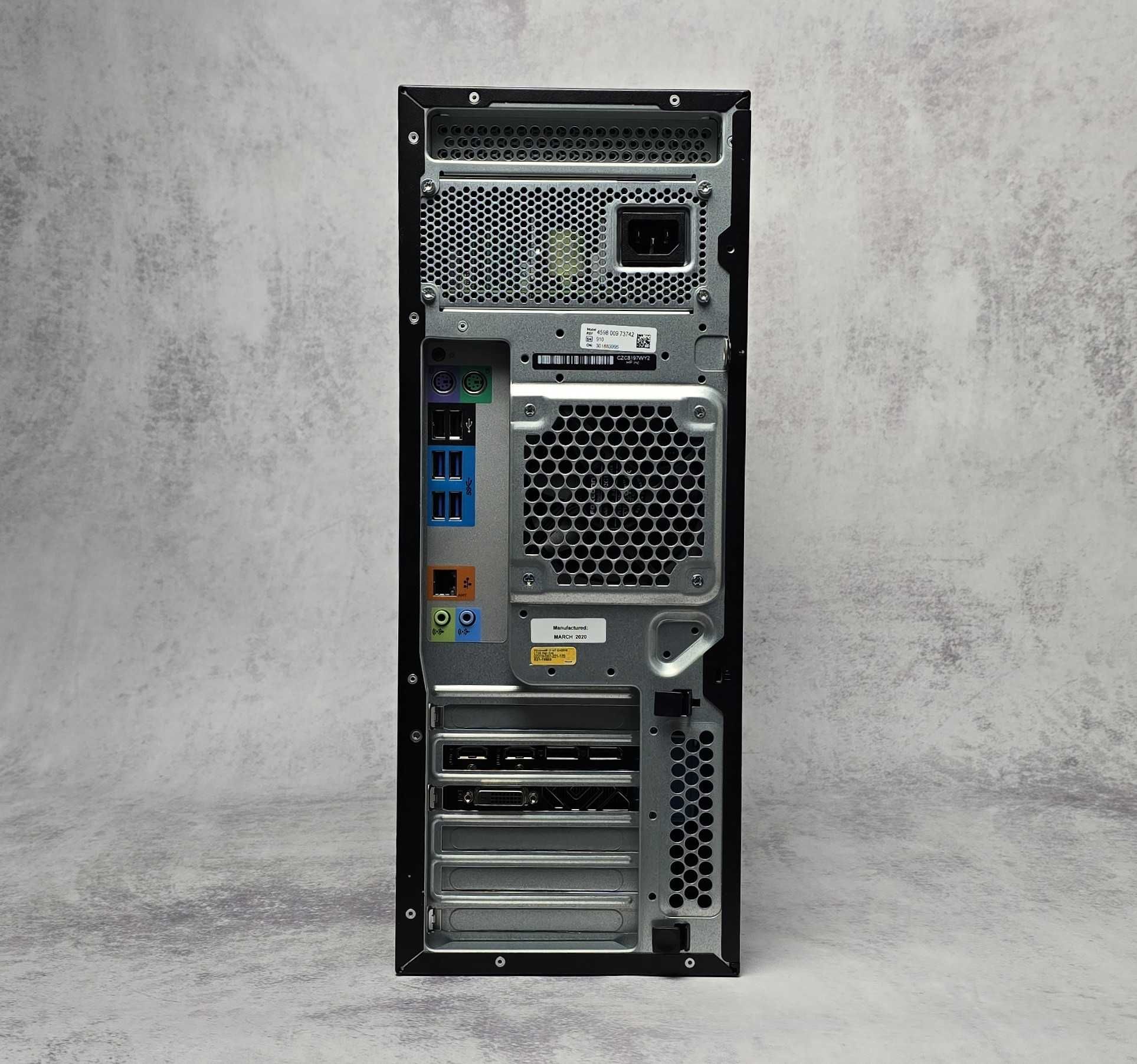 Комп'ютер HP Z440 Xeon E5-1620 V3 RAM 32Gb SSD 480Gb RX580 8Gb БЖ 700W