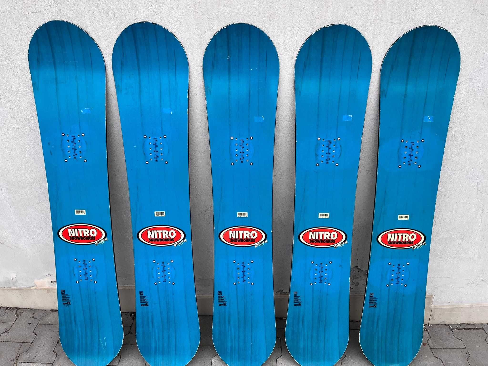 Pakiet desek snowboardowych Nitro Ripper 132cm, 137cm  20szt