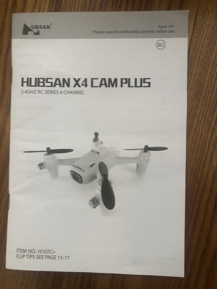 Dron Hubsan H107C+