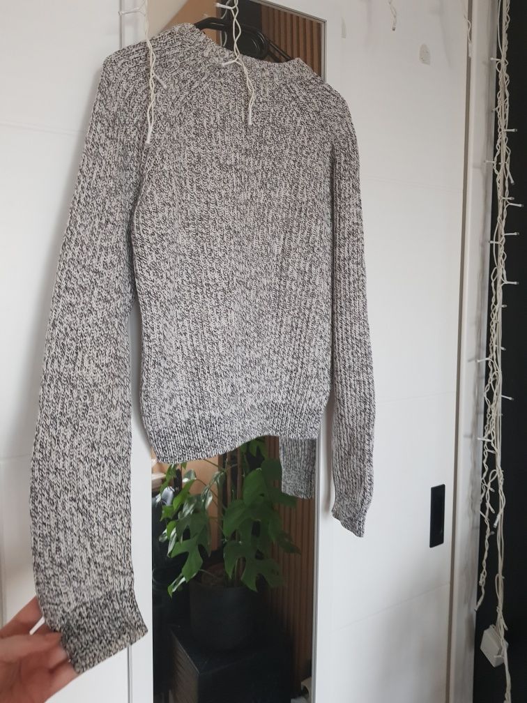 Sweter h&m szary