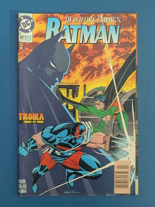 DC Batman #682 Troika pt. 3 Dixon Nolan Hanna 02. 1995 vintage komiks