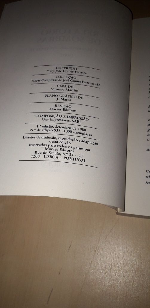 Relatório de Sombras ou A Memória das Palavras II - José G. Ferreira