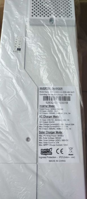 Easun Power inwerter hybrydowy falownik off-grid 6.2kw 48v wifi