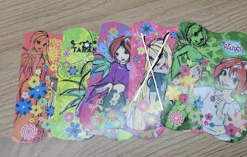 Naklejki Witch brokatowe seria kwiatowa