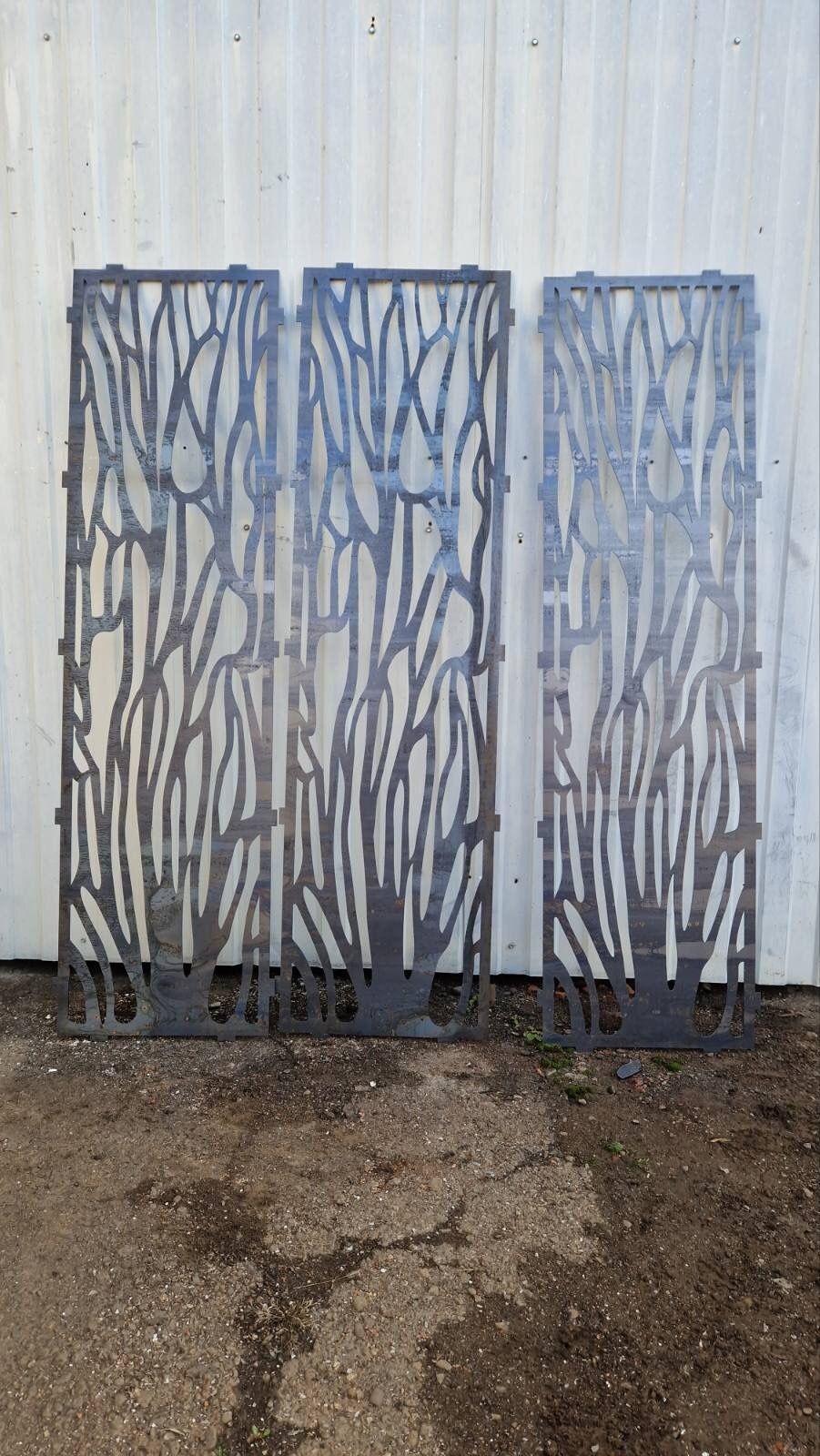 Декоративные металические вставки Лазерная резка метала Забор ранчо