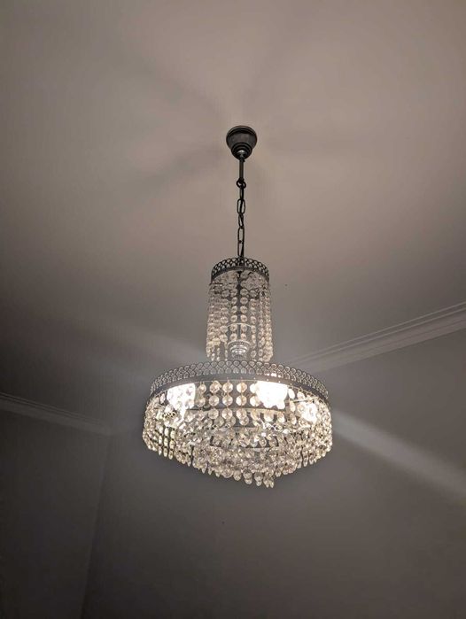 Recheio apartamento: candeeiro / lustre cristal - vintage