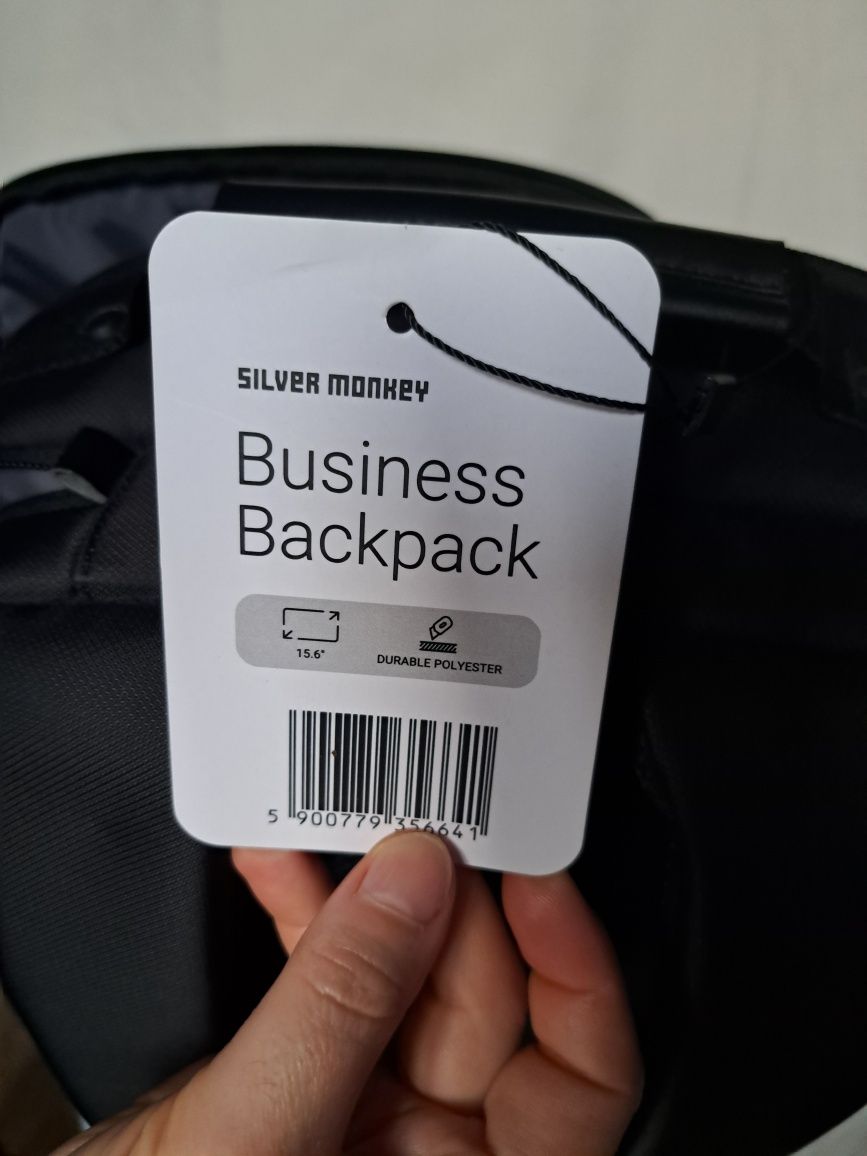 Silver Monkey Business Backpack plecak na laptopa 15,6"
