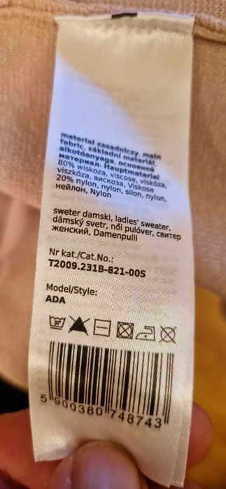 Tatuum Sweter Damski bez zapięcia, rozmiar S, Nowy z Metką