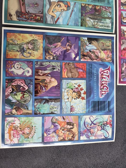 Naklejki Witch arkusz