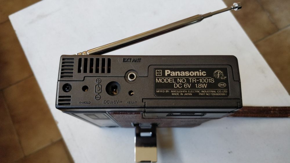 Rádio Tv Vintage Panasonic Tr 1001 S