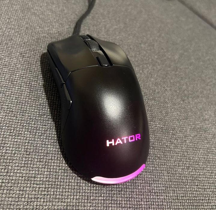 Мышь проводная HATOR ESSENTIAL чёрная