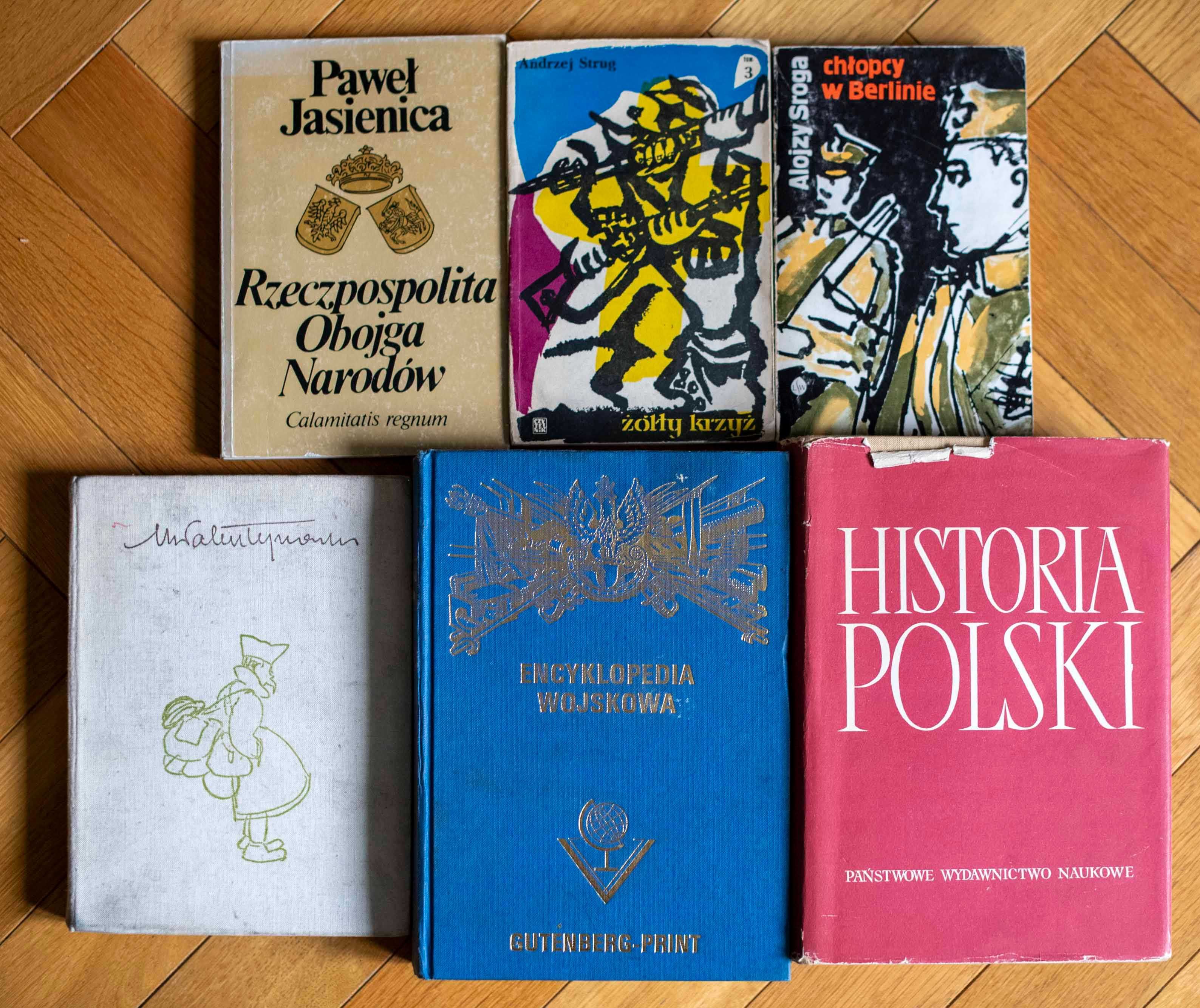 Kolekcja 36 Książek Historycznych Wojskowych Wojennych PRL Historia